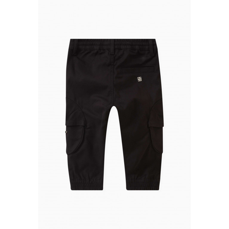 Givenchy - Logo Print Cargo Trousers in Cotton