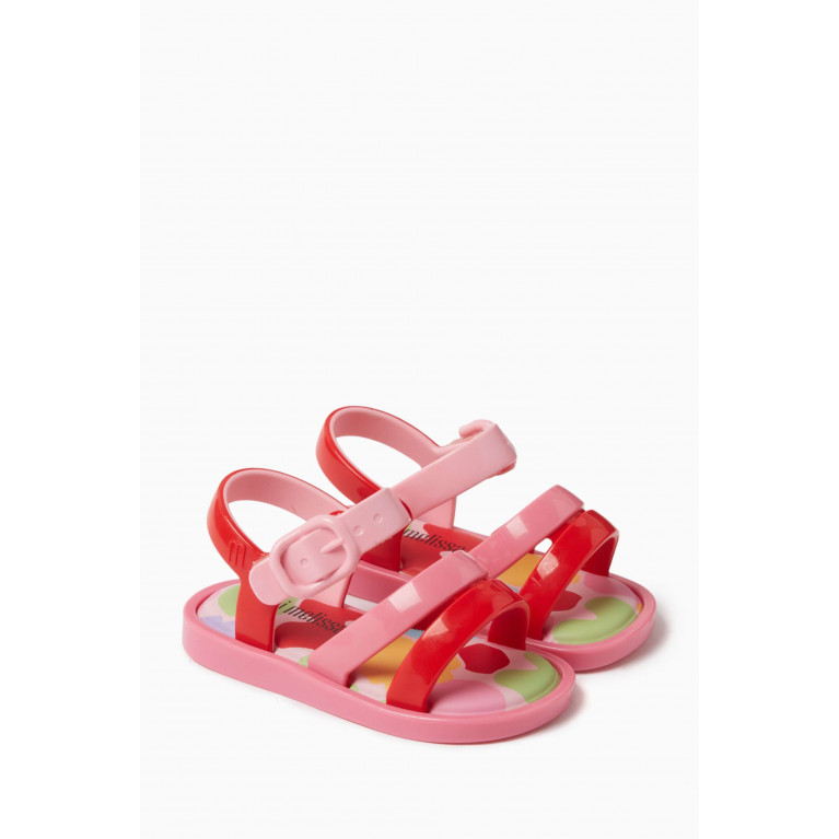 Mini Melissa - Colorland Sandals in Melflex® PVC Multicolour