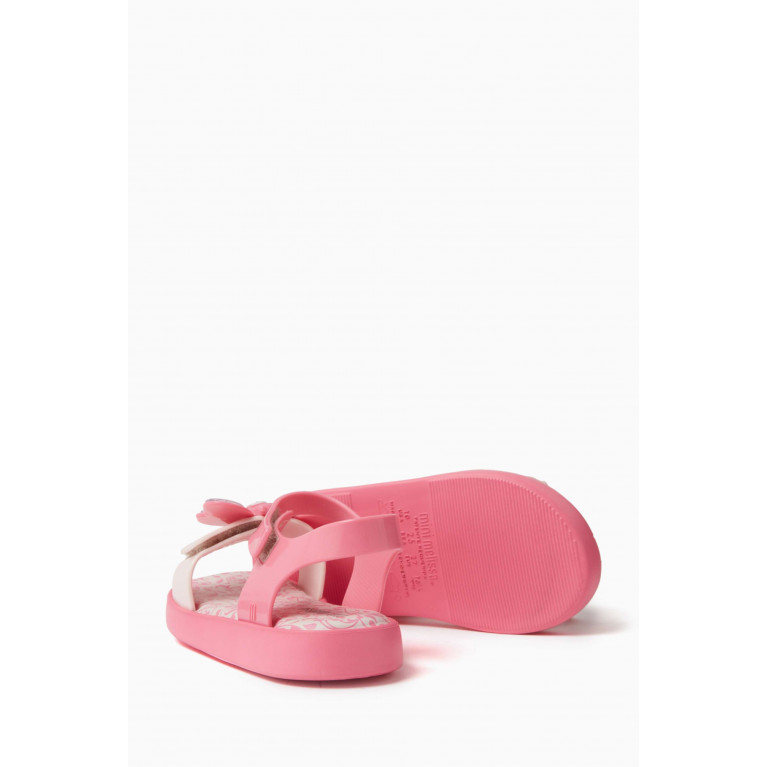 Mini Melissa - Ladybug Jump Bugs Sandals in PVC Pink