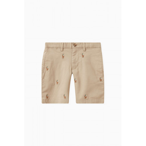 Polo Ralph Lauren - Logo-embroidered Shorts in Cotton