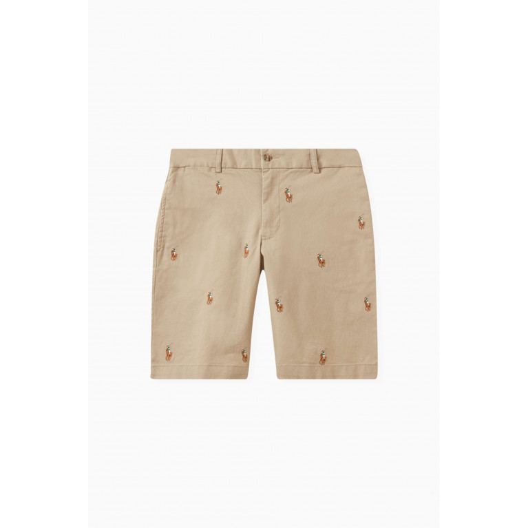 Polo Ralph Lauren - Logo-embroidered Shorts in Cotton