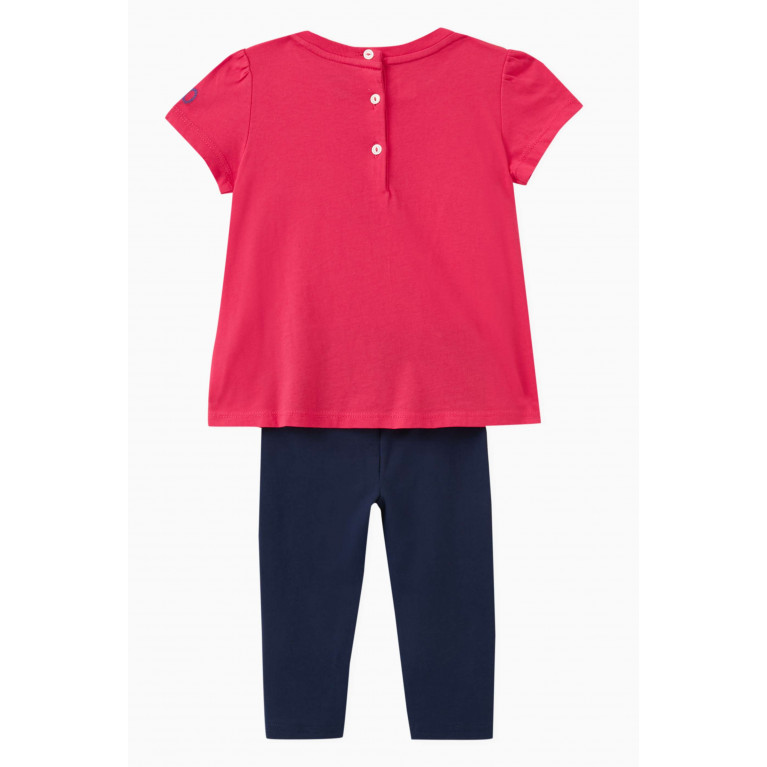 Polo Ralph Lauren - Logo T-shirt & Trousers Set in Cotton