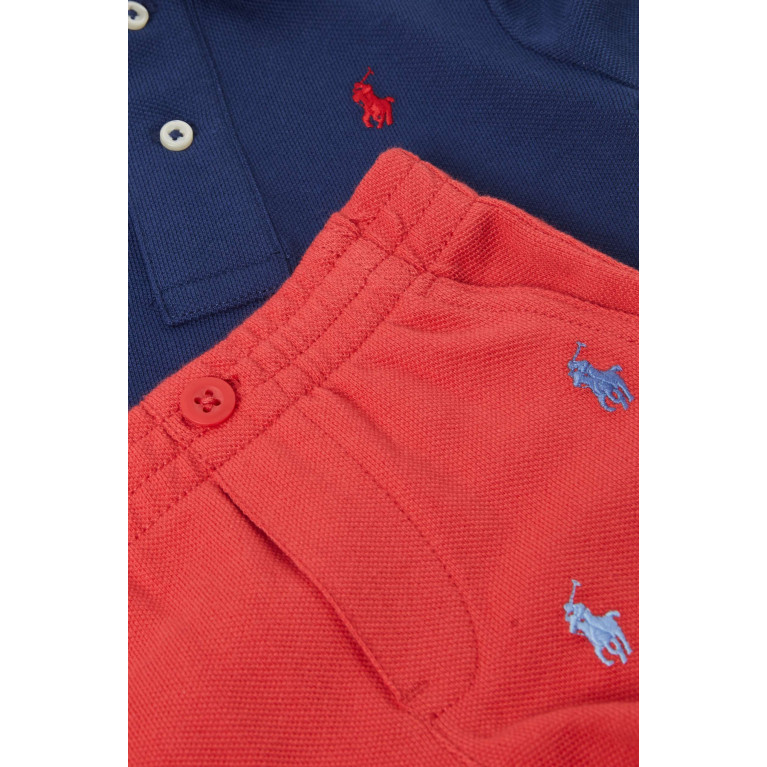 Polo Ralph Lauren - Logo-embroidered Polo Set in Cotton