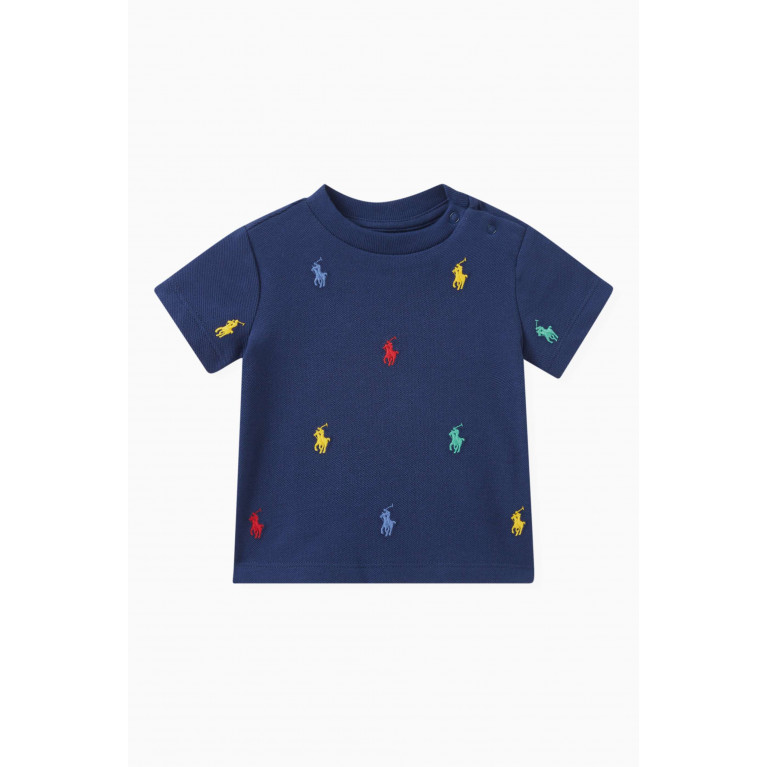 Polo Ralph Lauren - Logo-embroidered T-shirt in Cotton