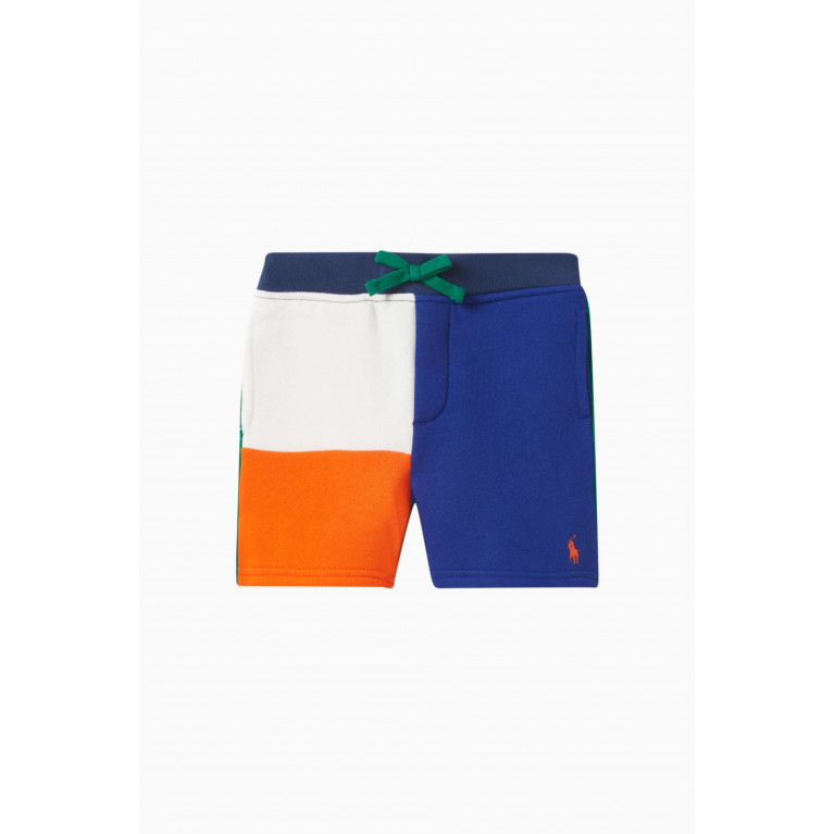 Polo Ralph Lauren - Colour-block Logo Shorts in Cotton