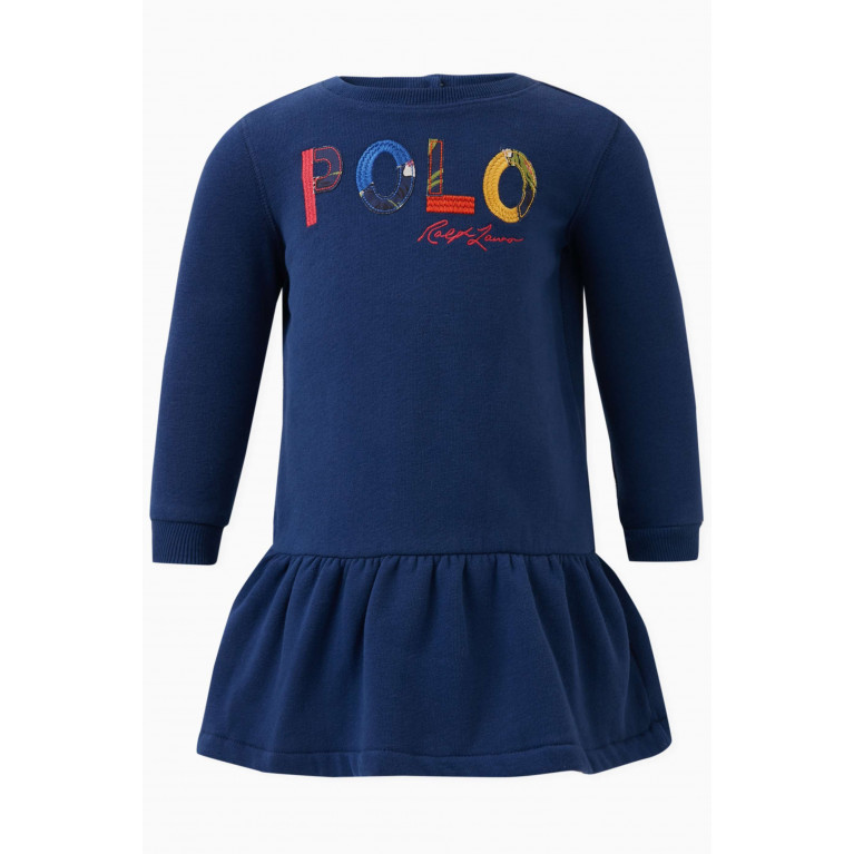Polo Ralph Lauren - Logo Dress in Cotton Blend Fleece