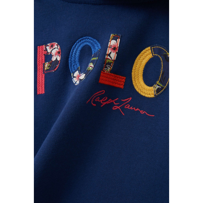 Polo Ralph Lauren - Logo Hoodie Dress in Cotton Jersey