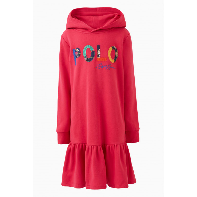 Polo Ralph Lauren - Logo Hooded Dress in Cotton Jersey
