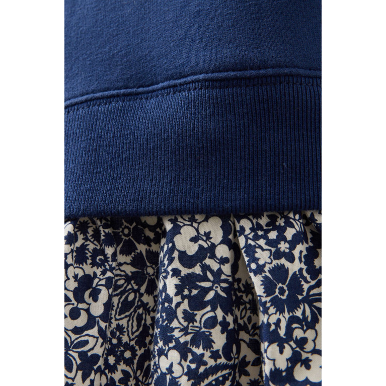 Polo Ralph Lauren - Floral Logo-detail Dress in Cotton