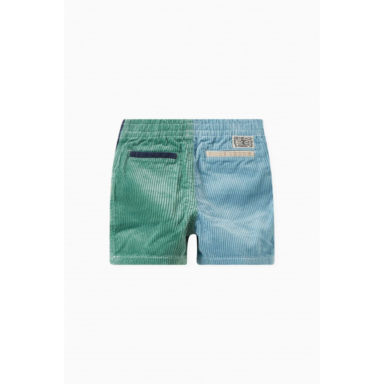 Polo Ralph Lauren - Colourblock Corduroy Shorts in Cotton