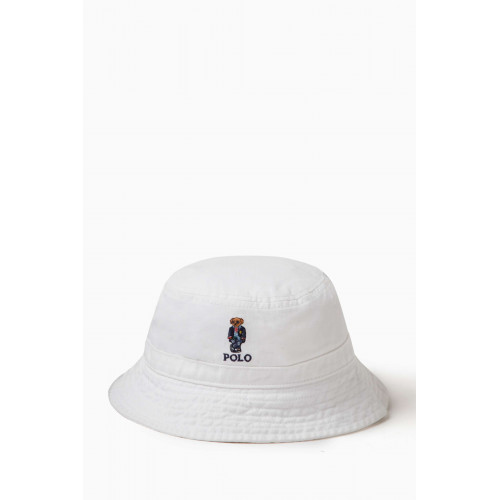 Polo Ralph Lauren - Bear Bucket Hat in Cotton