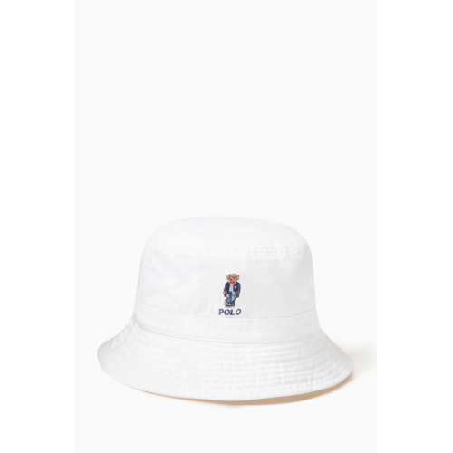 Polo Ralph Lauren - Bear Bucket Hat in Cotton