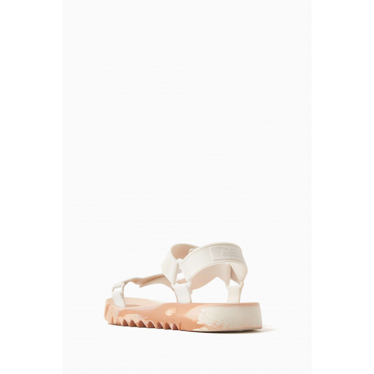 Melissa - Papette Sandals in Melflex Neutral