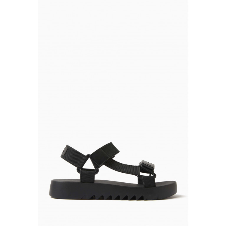 Melissa - Papette Sandals in Melflex Black