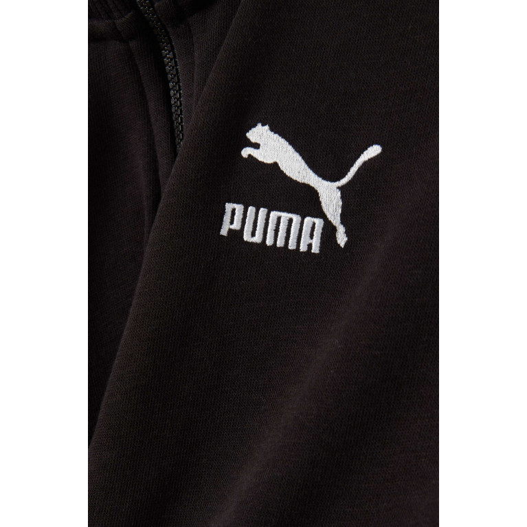 Puma - Logo-embroidered Track Jacket in Cotton-blend