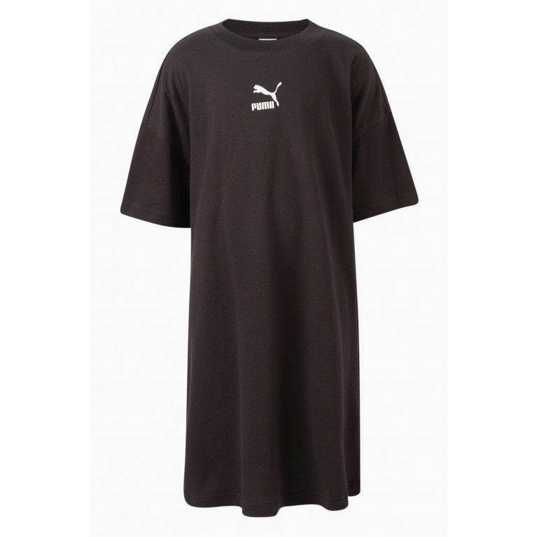 Puma - Logo-print T-shirt Dress in Cotton