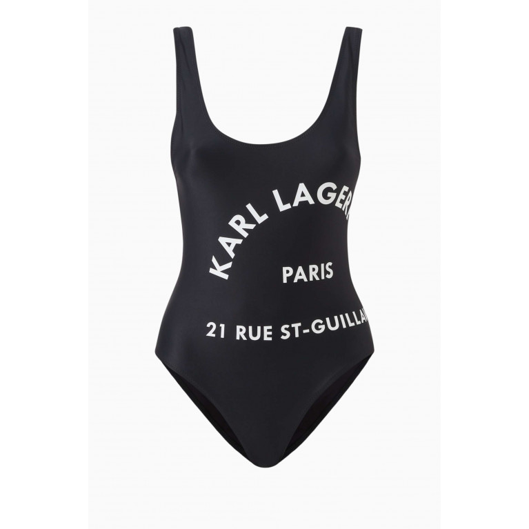 Karl Lagerfeld - Rue St. Guillaume One-piece Swimsuit in Jersey