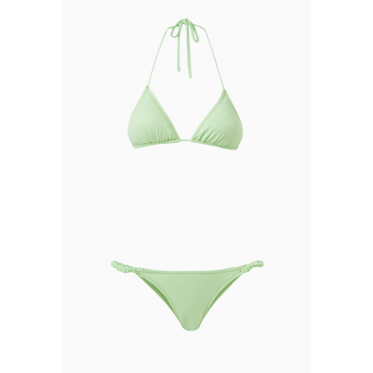 Reina Olga - Scrunchie Bikini Set Green