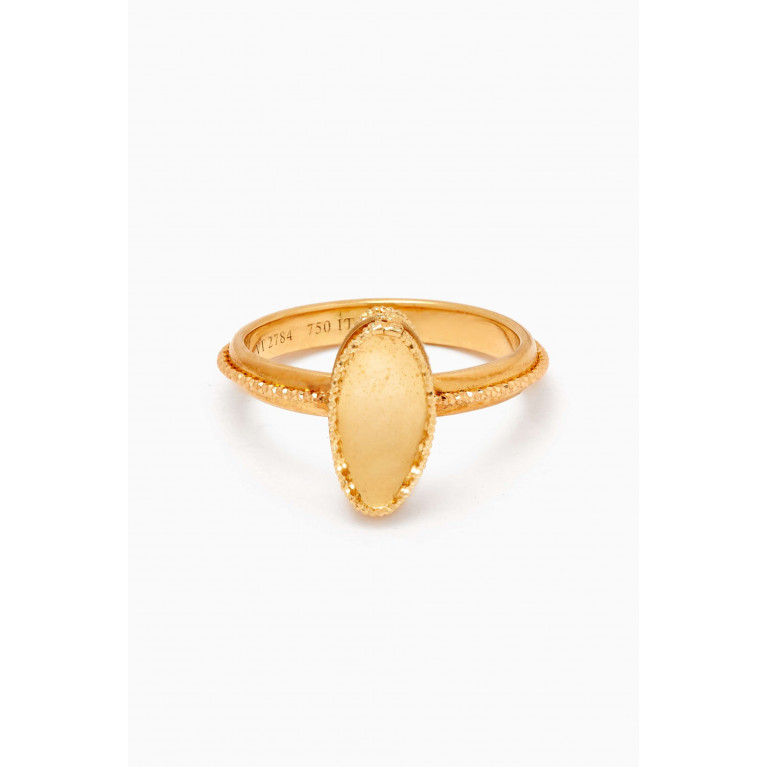 Damas - Moda Mirror Ring in 18kt Gold