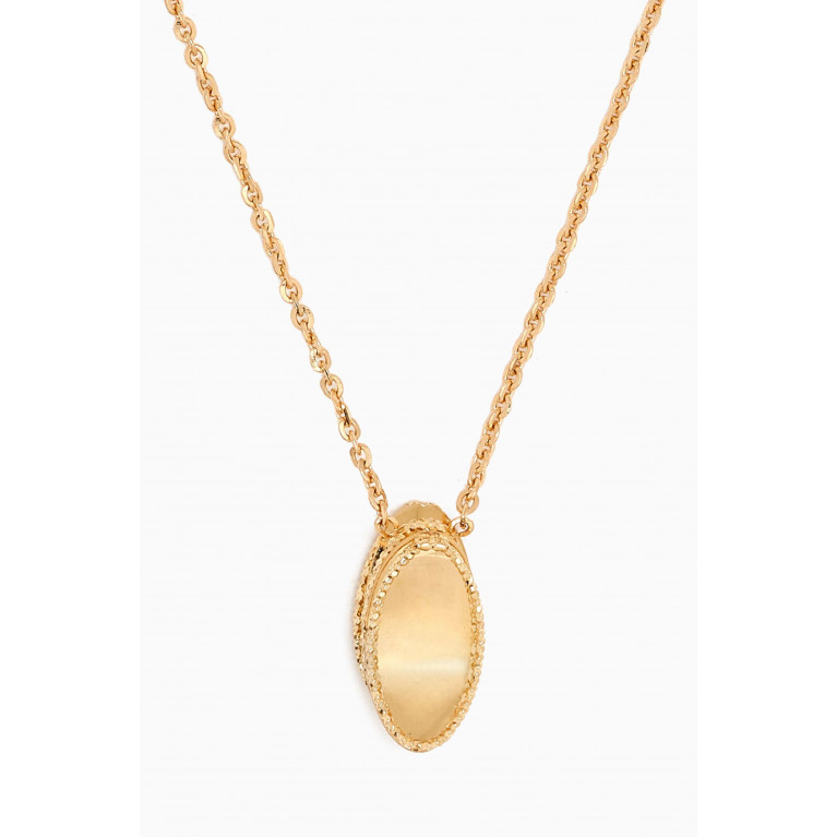 Damas - Moda Mirror Necklace in 18kt Gold