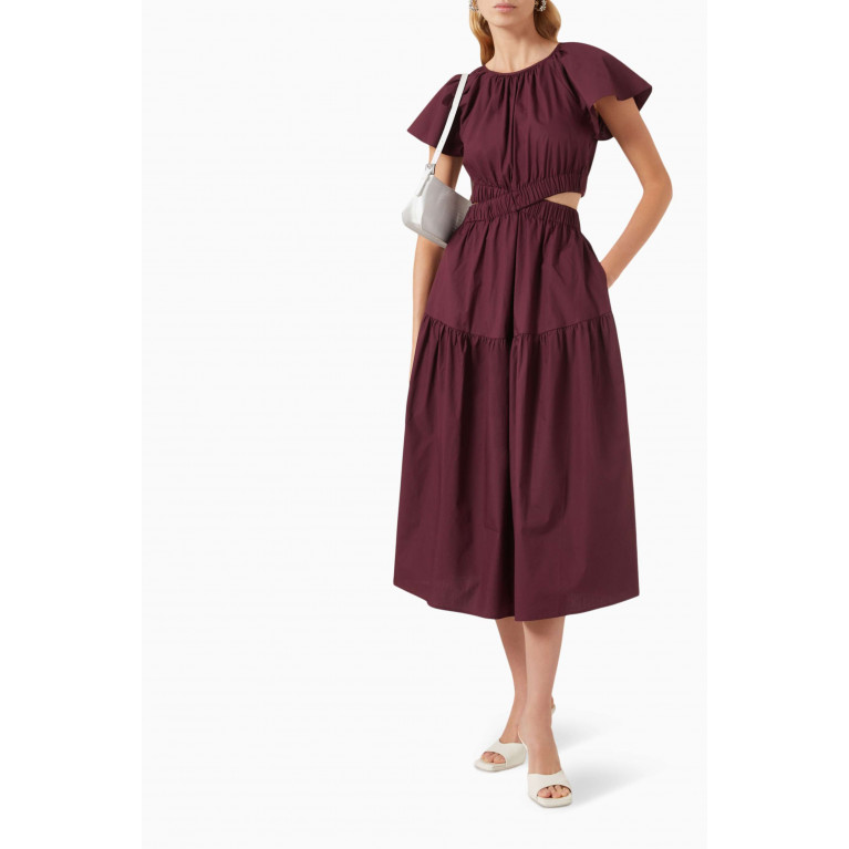 Minkpink - Allegra Cut-out Midi Dress in Cotton