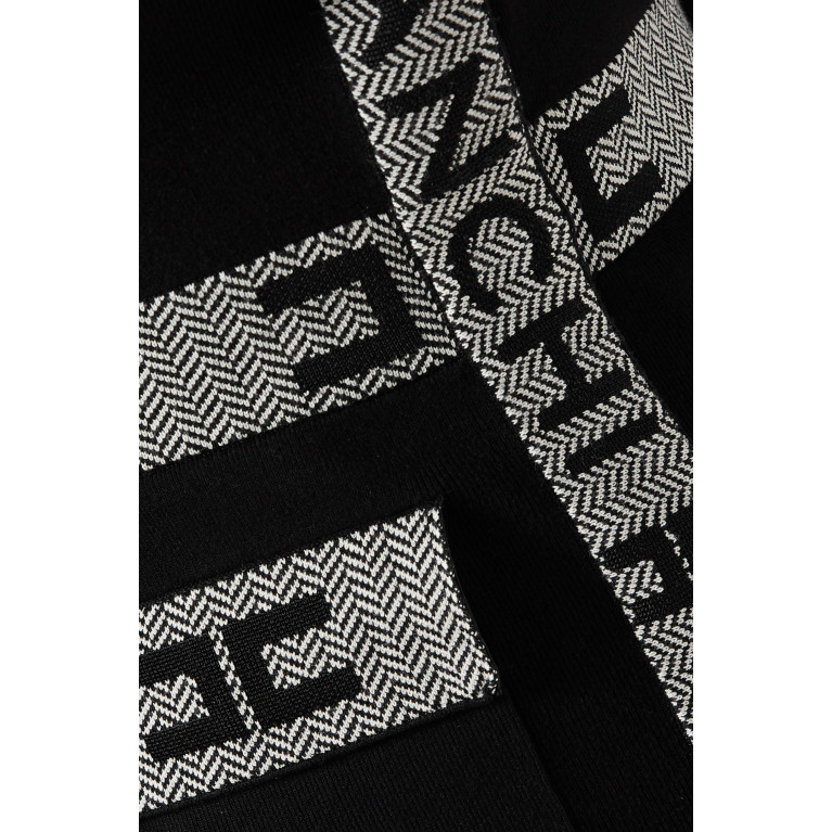 Elisabetta Franchi - Logo-insert Midi Dress in Knit Black