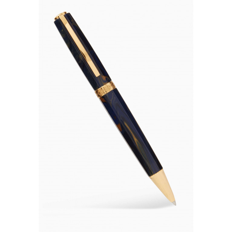 Visconti - Medici Golden Ballpoint Pen in Acrosilk Resin