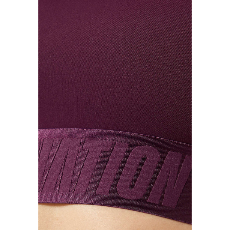 P.E. Nation - Backcheck Sports Bra in Stretch-nylon Purple