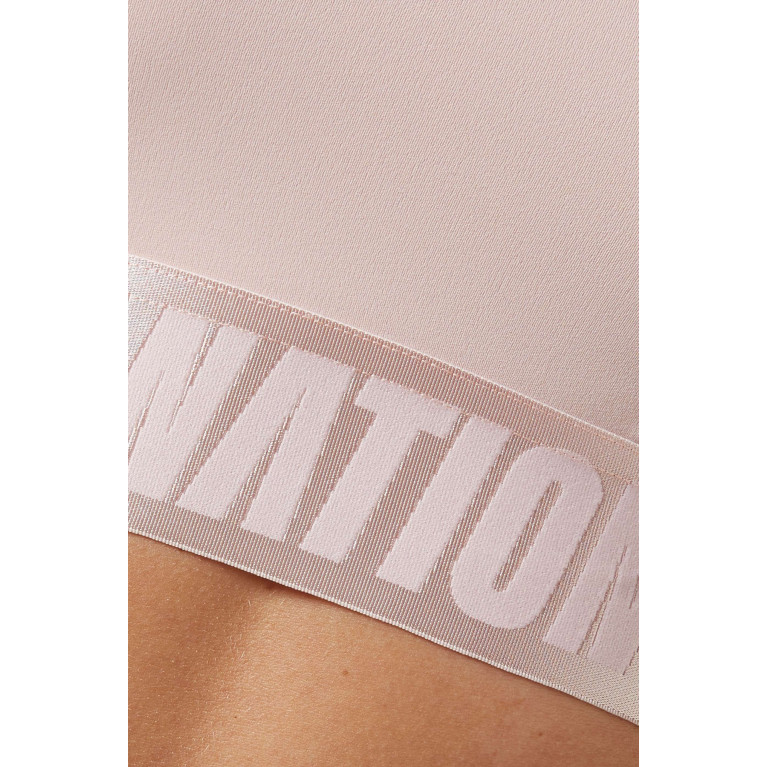 P.E. Nation - Backcheck Sports Bra in Stretch-nylon Pink