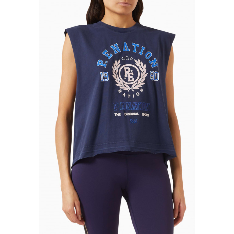 P.E. Nation - Overland Tank Top in Cotton-jersey