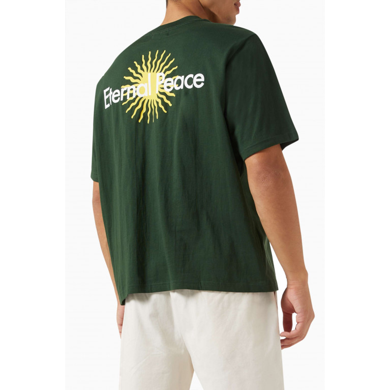 Museum of Peace & Quiet - Eternal Peace T-shirt in Cotton-jersey Green
