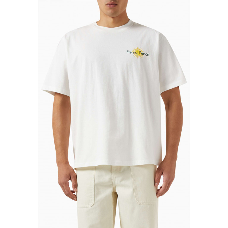 Museum of Peace & Quiet - Eternal Peace T-shirt in Cotton-jersey White