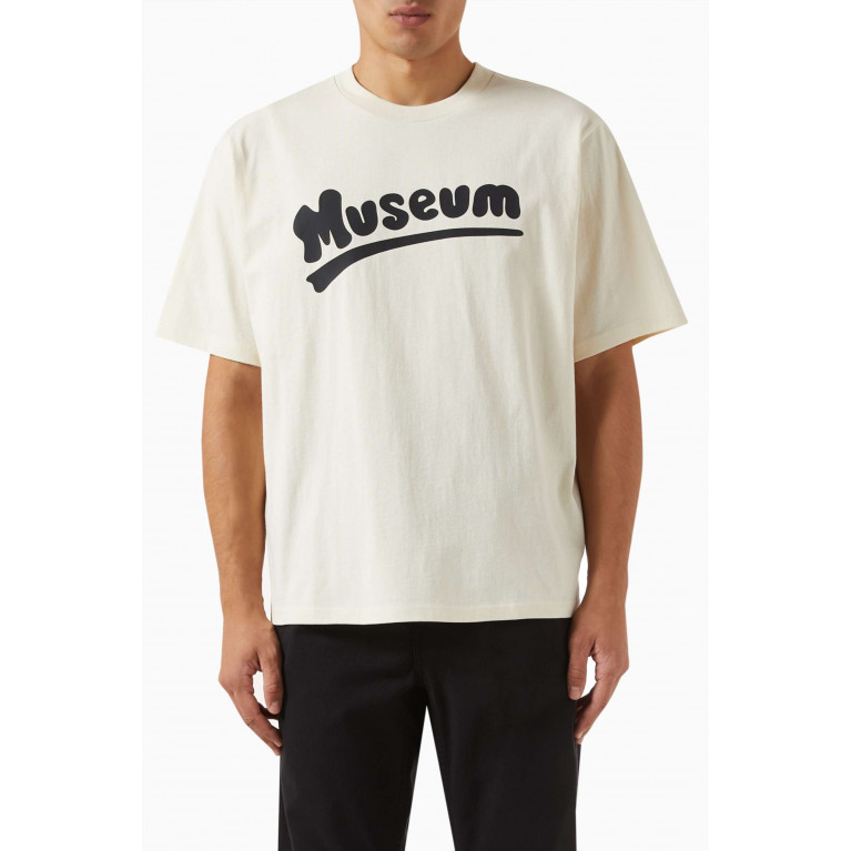 Museum of Peace & Quiet - Bubble Logo T-shirt in Cotton-jersey