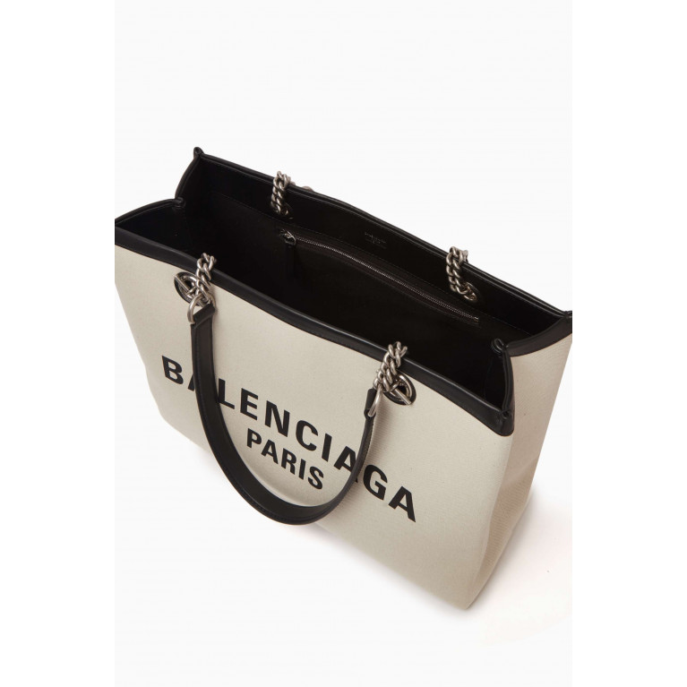 Balenciaga - Medium Duty Free Tote Bag in Cotton-canvas