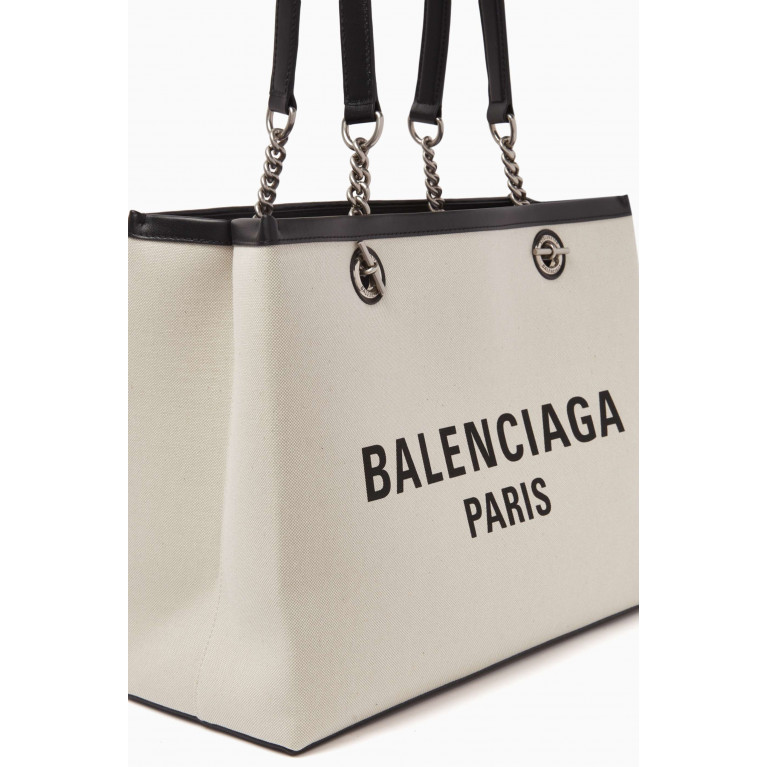 Balenciaga - Medium Duty Free Tote Bag in Cotton-canvas