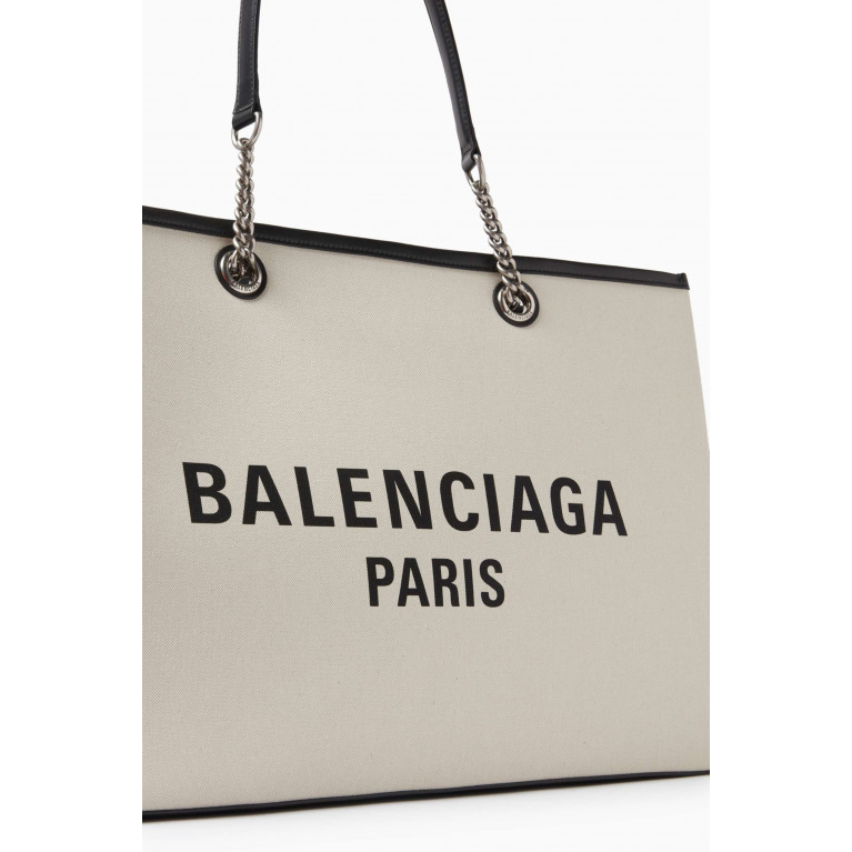 Balenciaga - Large Duty Free Tote Bag in Cotton Canvas