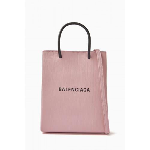 Balenciaga - Large Shopping Bag in Squared Calfskin Leather