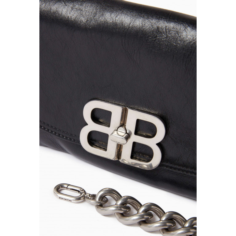 Balenciaga - Small Soft Flap Bag in Calfskin Leather