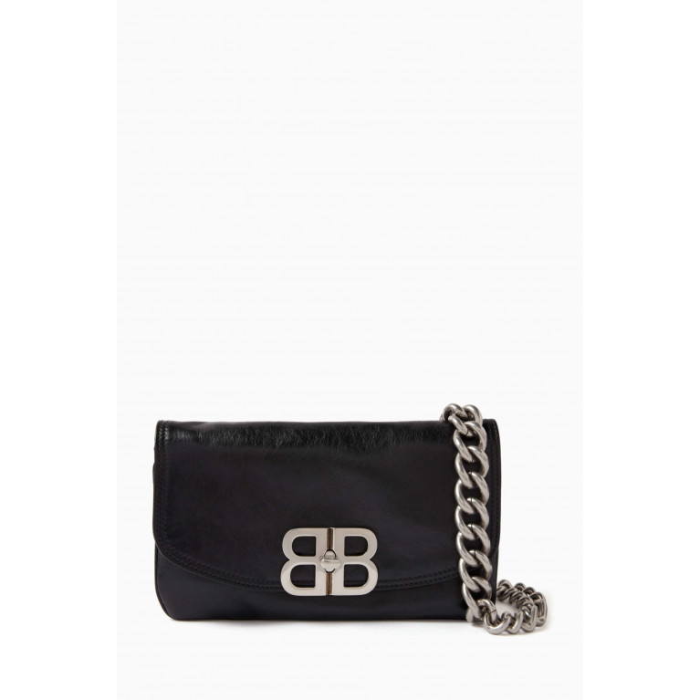Balenciaga - Small Soft Flap Bag in Calfskin Leather