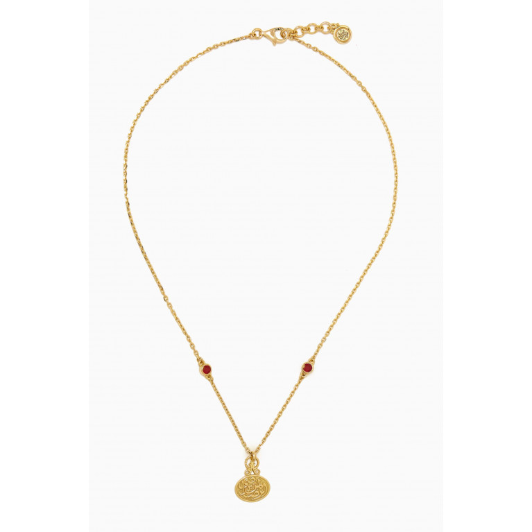 Azza Fahmy - Contentment Necklace in 18kt Yellow Gold