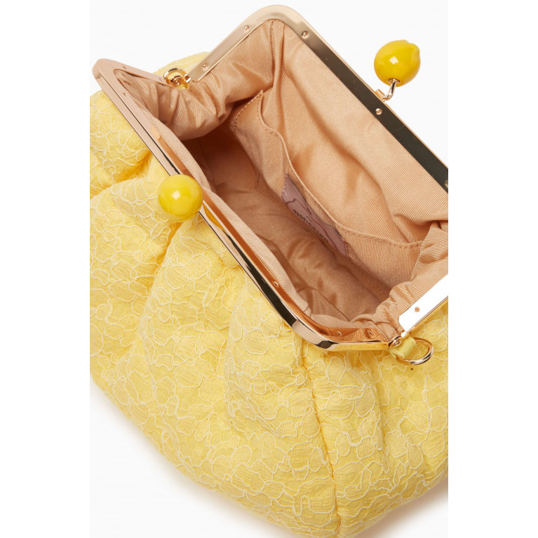 Weekend Max Mara - Medium Pasticcino Clutch Bag in Guipure Lace