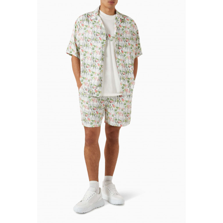Represent - Floral Shirt in Viscose White