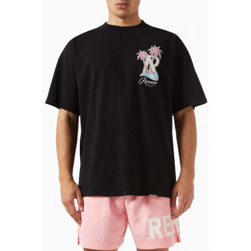 Represent - Resort T-shirt in Cotton Jersey Black