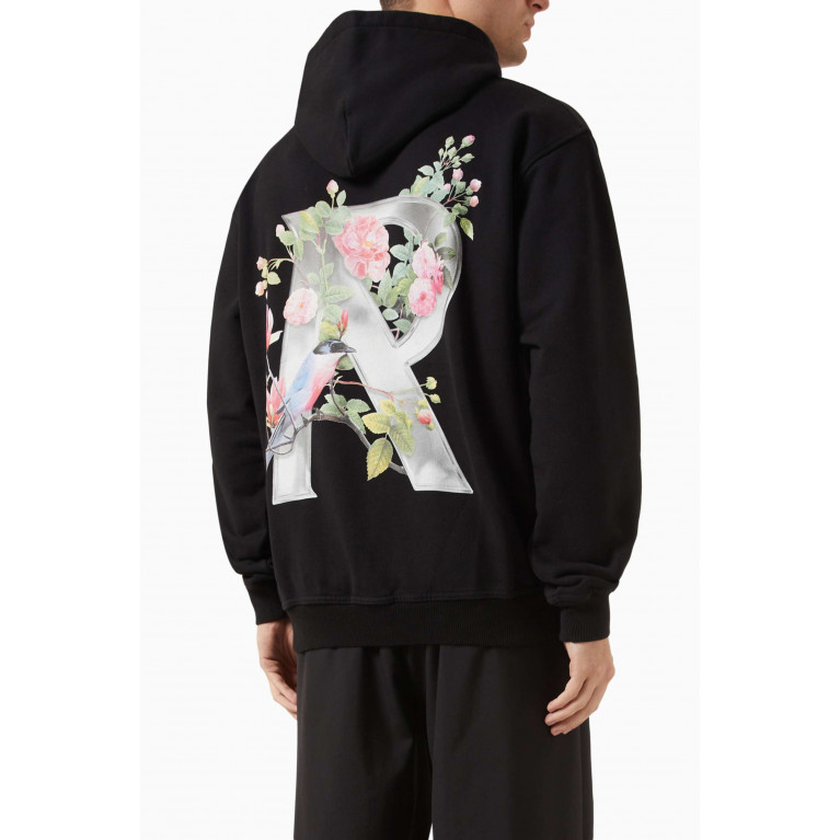 Represent - Floral R Hoodie in Cotton Jersey