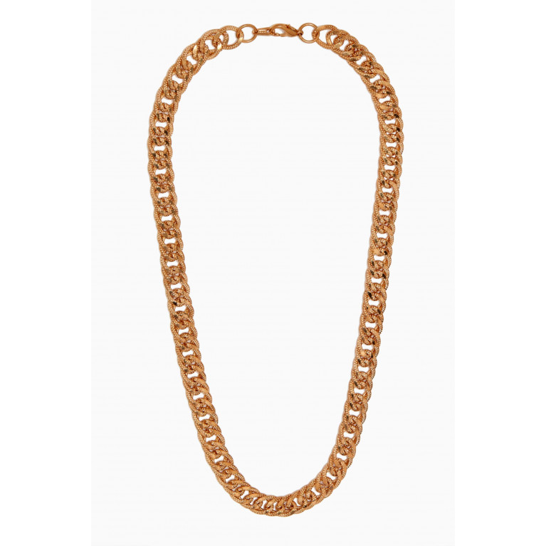 Susan Caplan - Rediscovered 1990s Curb Chain Necklace