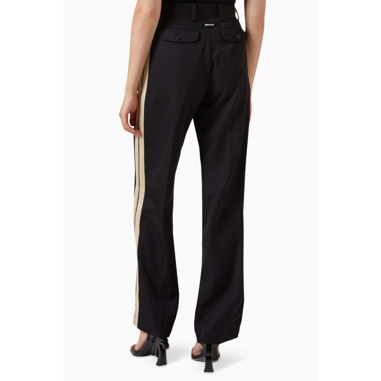 Palm Angels - Knit Tape Suit Pants in Wool Blend