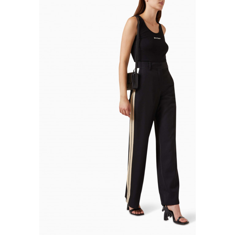 Palm Angels - Knit Tape Suit Pants in Wool Blend