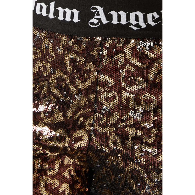 Palm Angels - Logo-tape Sequinned Pants