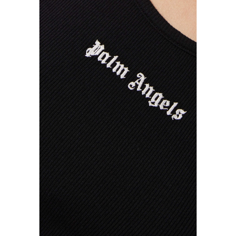 Palm Angels - Classic Logo Tank Top in Rib Knit
