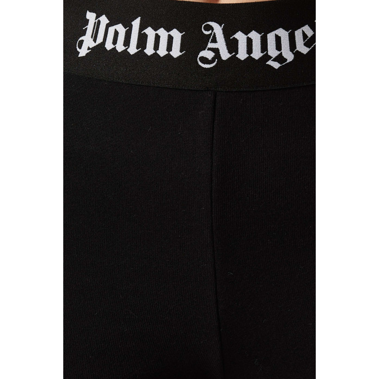Palm Angels - Logo-tape Flared Sweatpants in Cotton